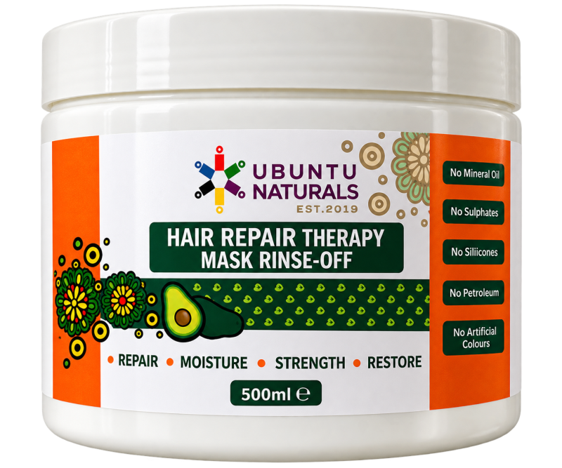 Ubuntu Naturals Fenugreek & Papaya Nourishing & Conditioning Rinse-Off Cream