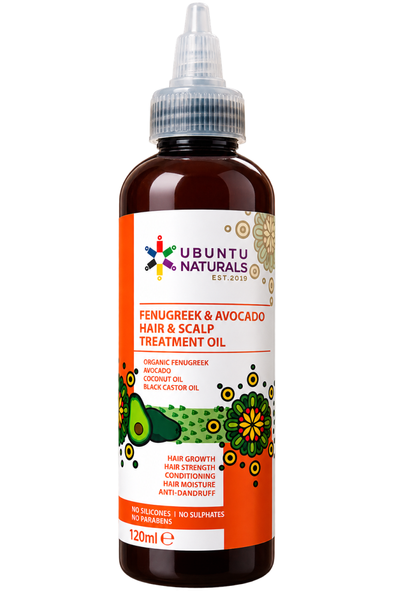 Ubuntu Naturals Fenugreek & Avocado Hair & Scalp Treatment Oil
