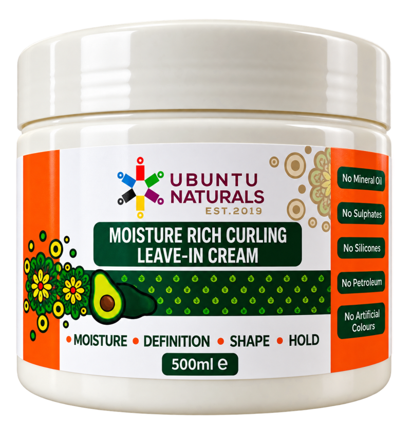 Ubuntu Naturals Moisture Rich Curling Leave-In Cream